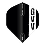 Ailettes Gian van Veen Logo GVV Noires Hardcore Standard