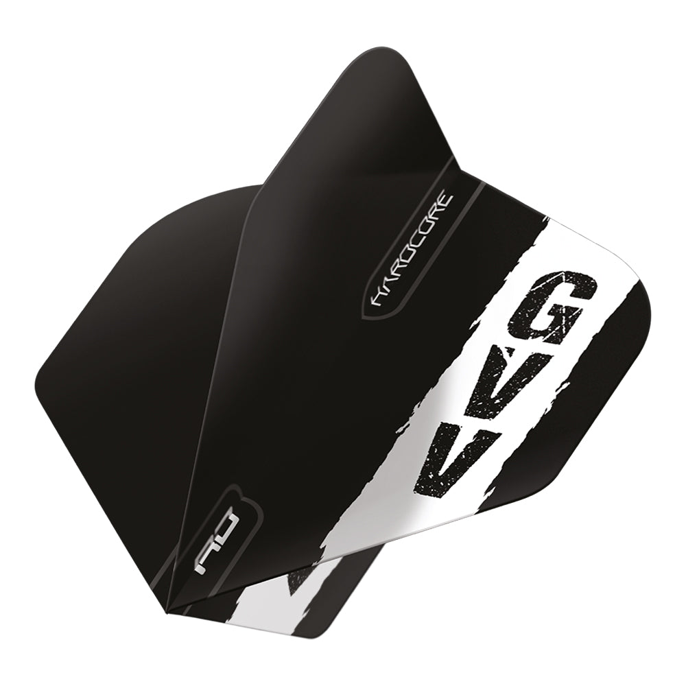 Ailettes Gian van Veen Logo GVV Noires Hardcore Standard