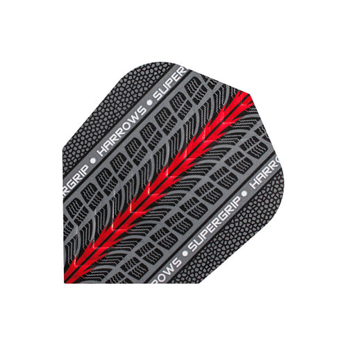 Ailettes Harrows Supergrip Rouge