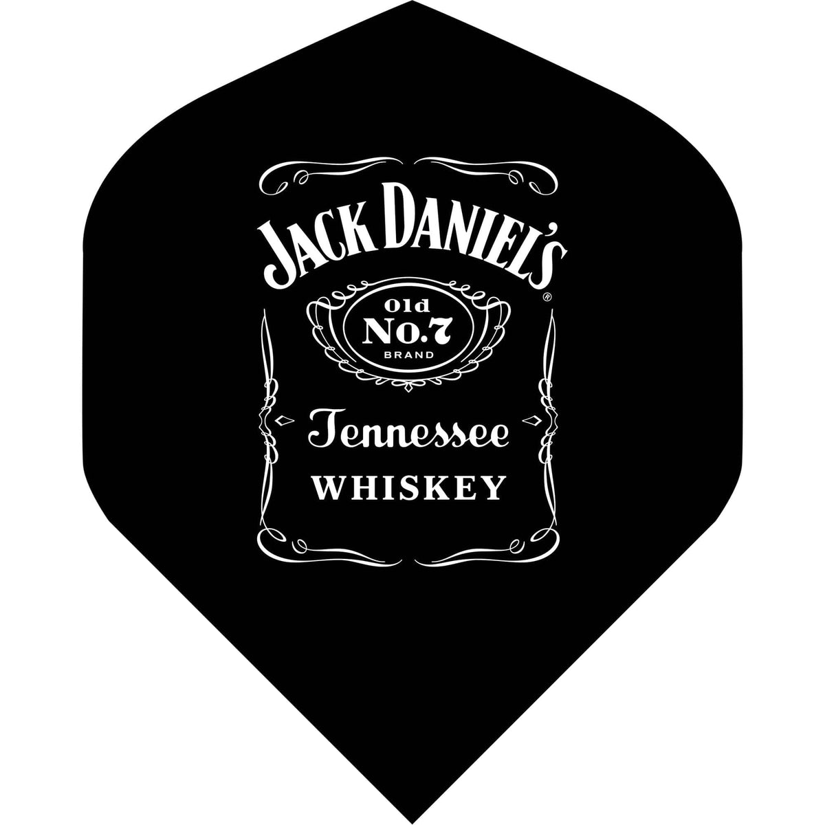 Ailettes Jack Daniel's Bottle Logo No.2 Standard, lot de 3