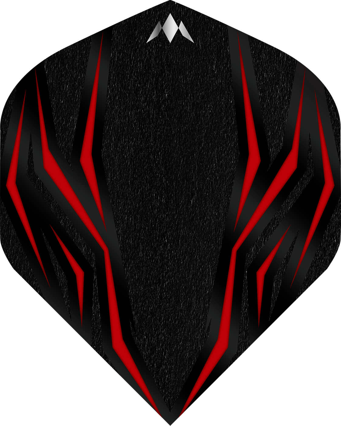 Ailettes Mission Lava 100 microns Standard No2 - Noir et Rouge
