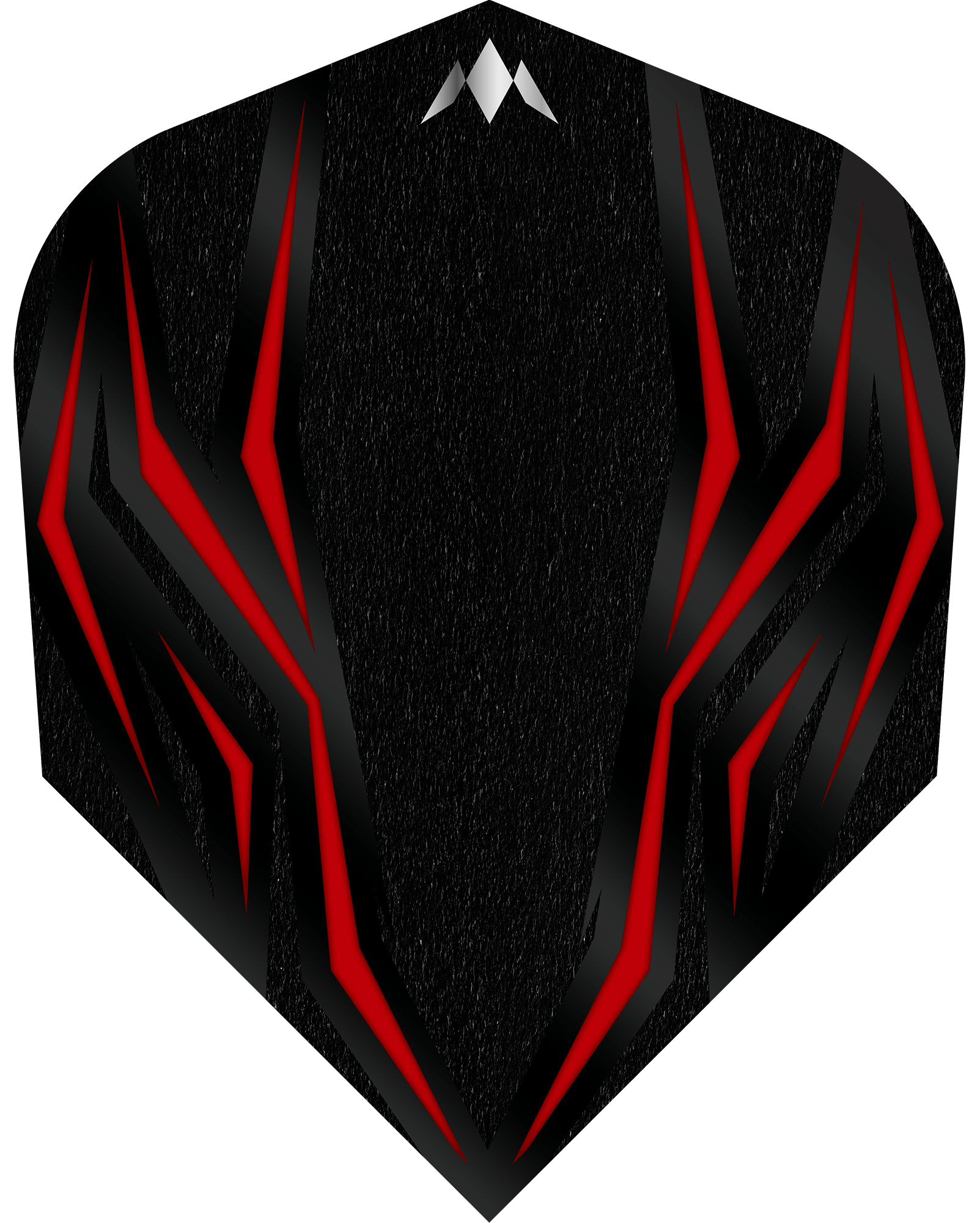Ailettes Mission Lava 100 microns Standard No6 - Noir et Rouge - photo 1