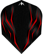 Ailettes Mission Lava 100 microns Standard No6 - Noir et Rouge - photo 1