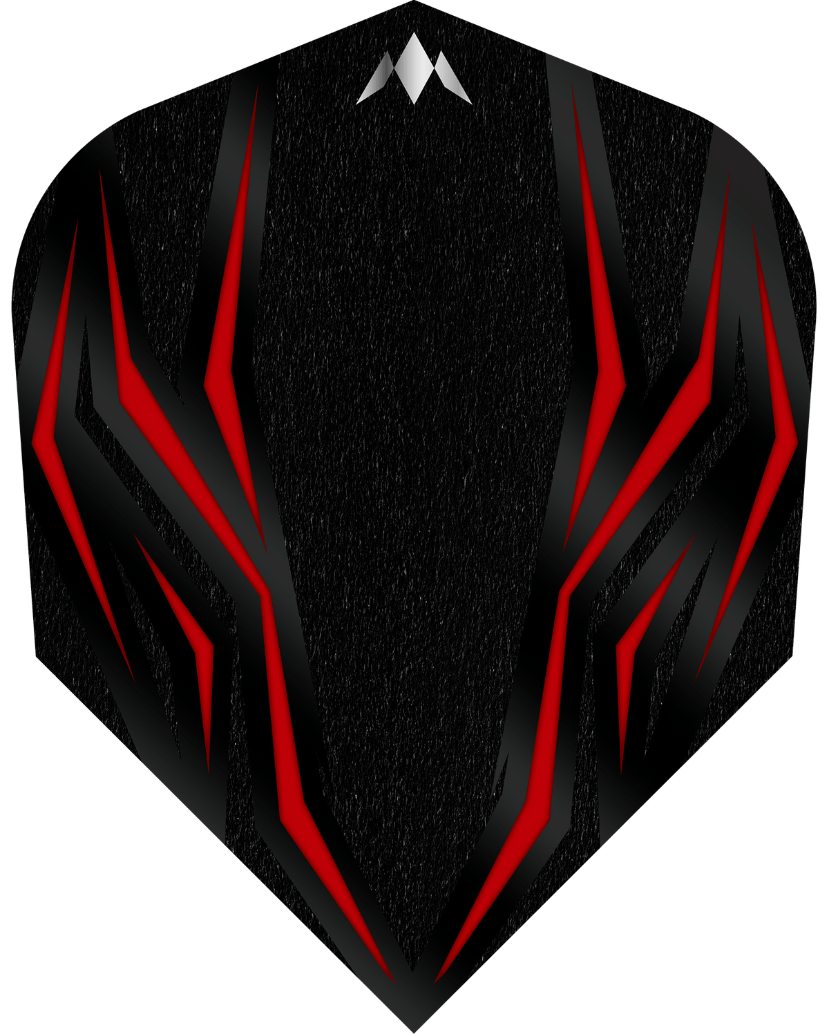 Ailettes Mission Lava 100 microns Standard No6 - Noir et Rouge - photo 1