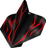 Ailettes Mission Lava 100 microns Standard No6 - Noir et Rouge