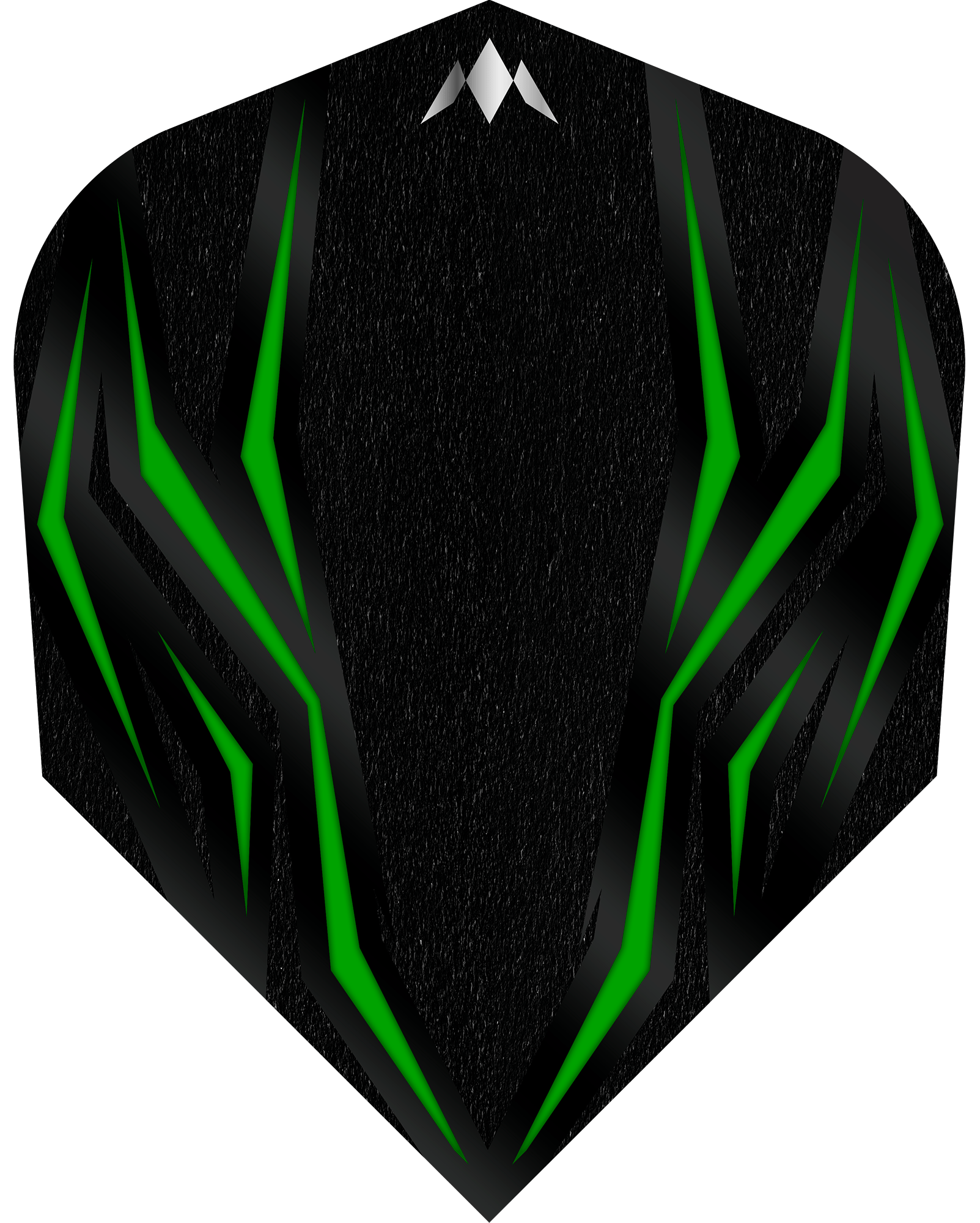 Ailettes Mission Lava 100 microns Standard No6 - Noir et Vert - photo 1