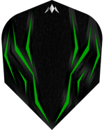 Ailettes Mission Lava 100 microns Standard No6 - Noir et Vert - photo 1