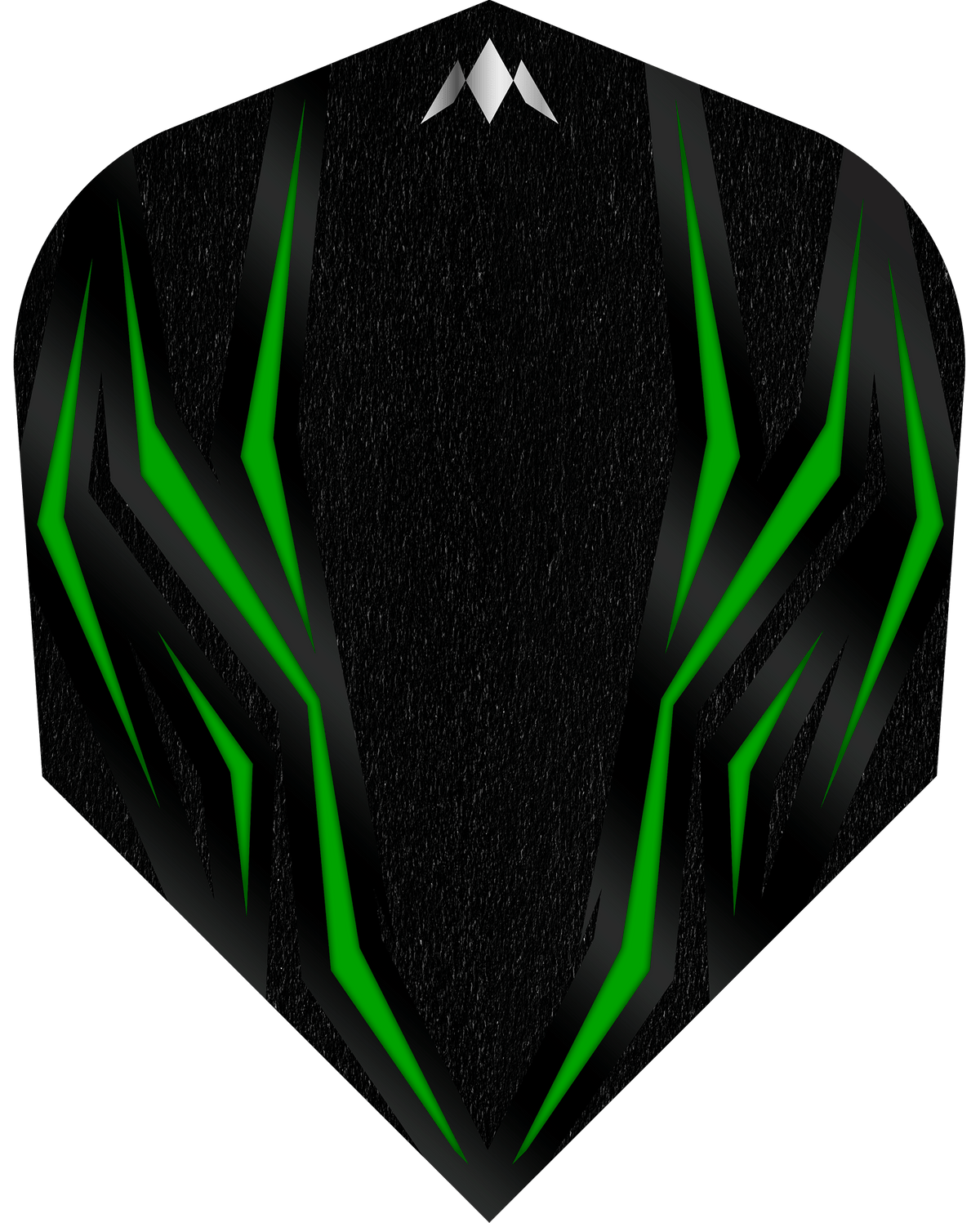 Ailettes Mission Lava 100 microns Standard No6 - Noir et Vert - photo 1