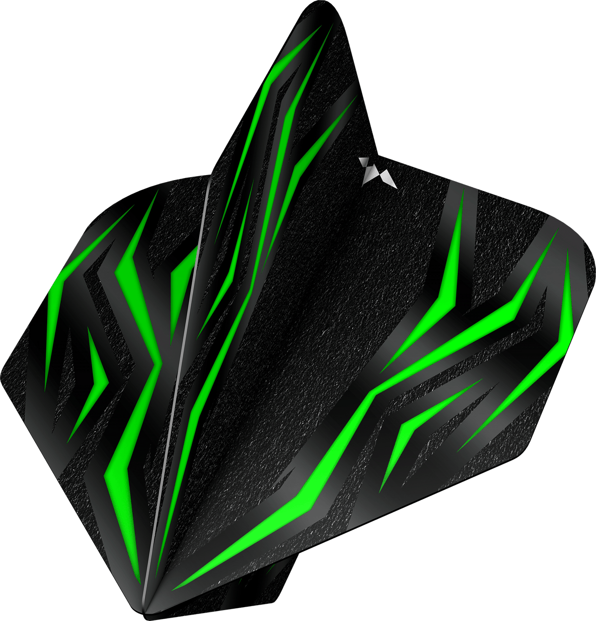 Ailettes Mission Lava 100 microns Standard No6 - Noir et Vert - photo 2