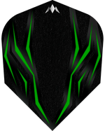 Ailettes Mission Lava Noir Vert No6