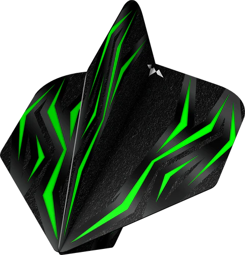 Ailettes Mission Lava 100 microns Standard No6 - Noir et Vert