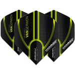 Ailettes MVG Noires Transparentes avec Lignes Vertes