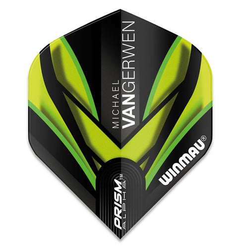Ailettes MVG Noires Transparentes et Vertes