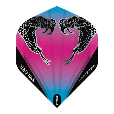 Ailettes Peter Wright Snake Noires Hardcore