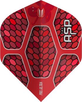 Ailettes Target Nathan Aspinall Ultra Rouge No2