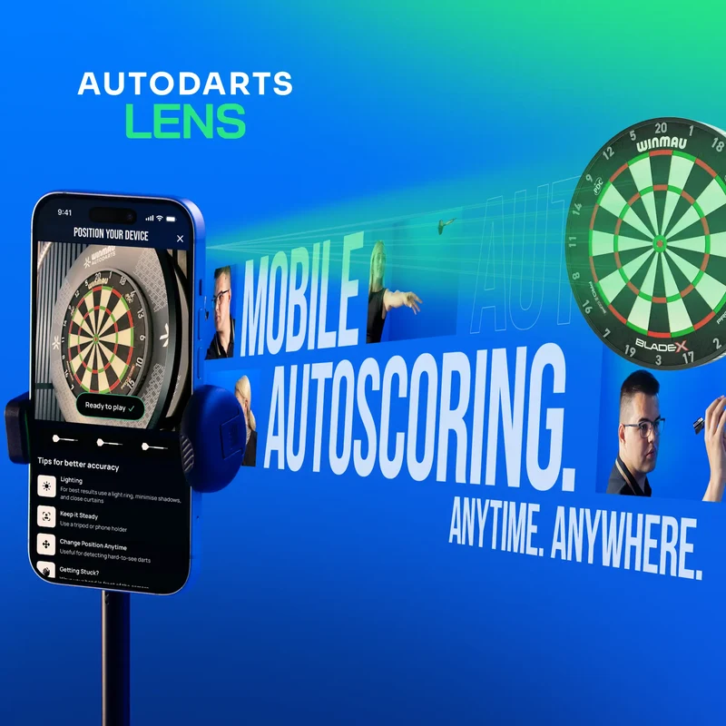 Autodarts – Trépied pour Appareil + Abonnement PLUS 12 Mois