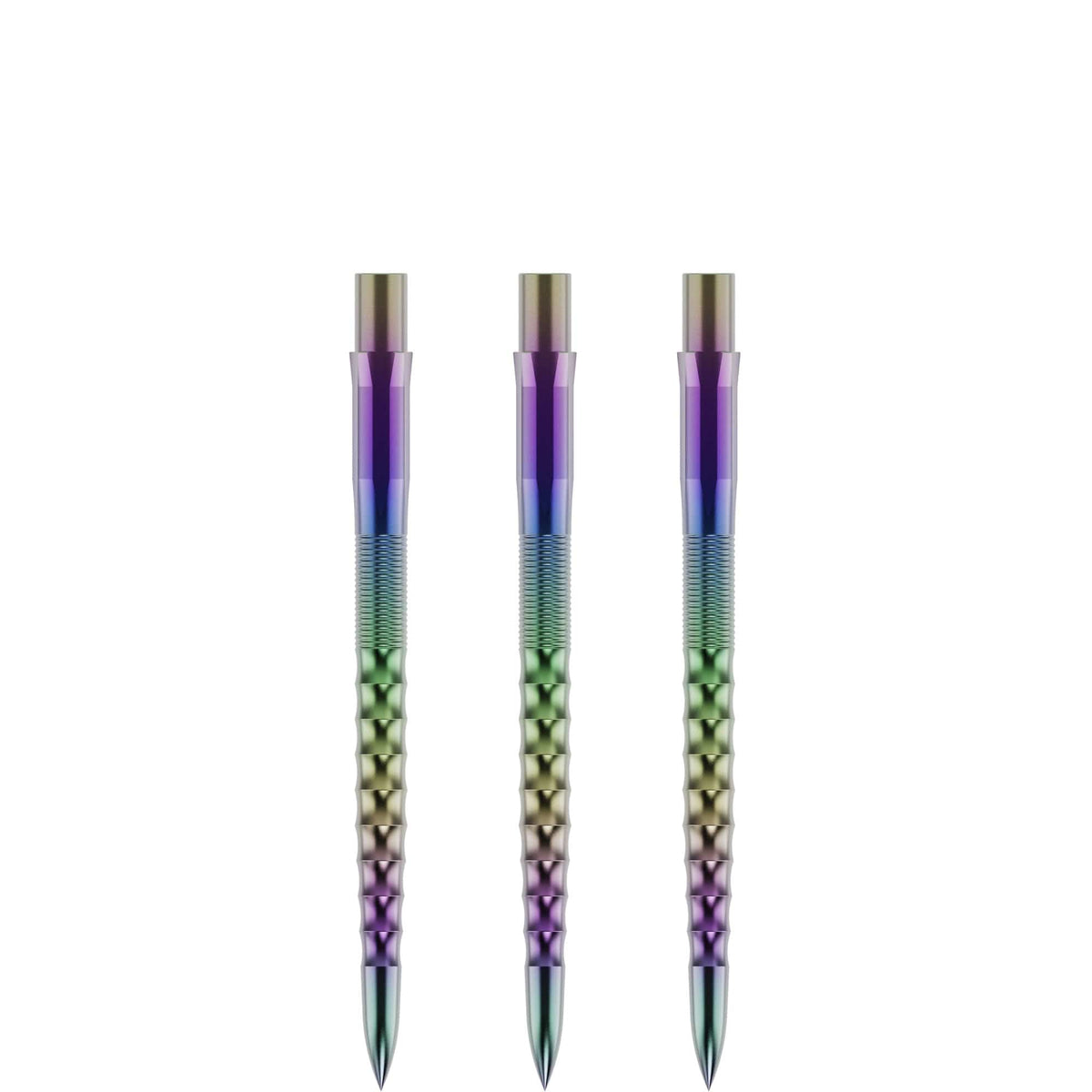 Pointes Caliburn EVO Ripple Coral 32 mm – les 3 pointes