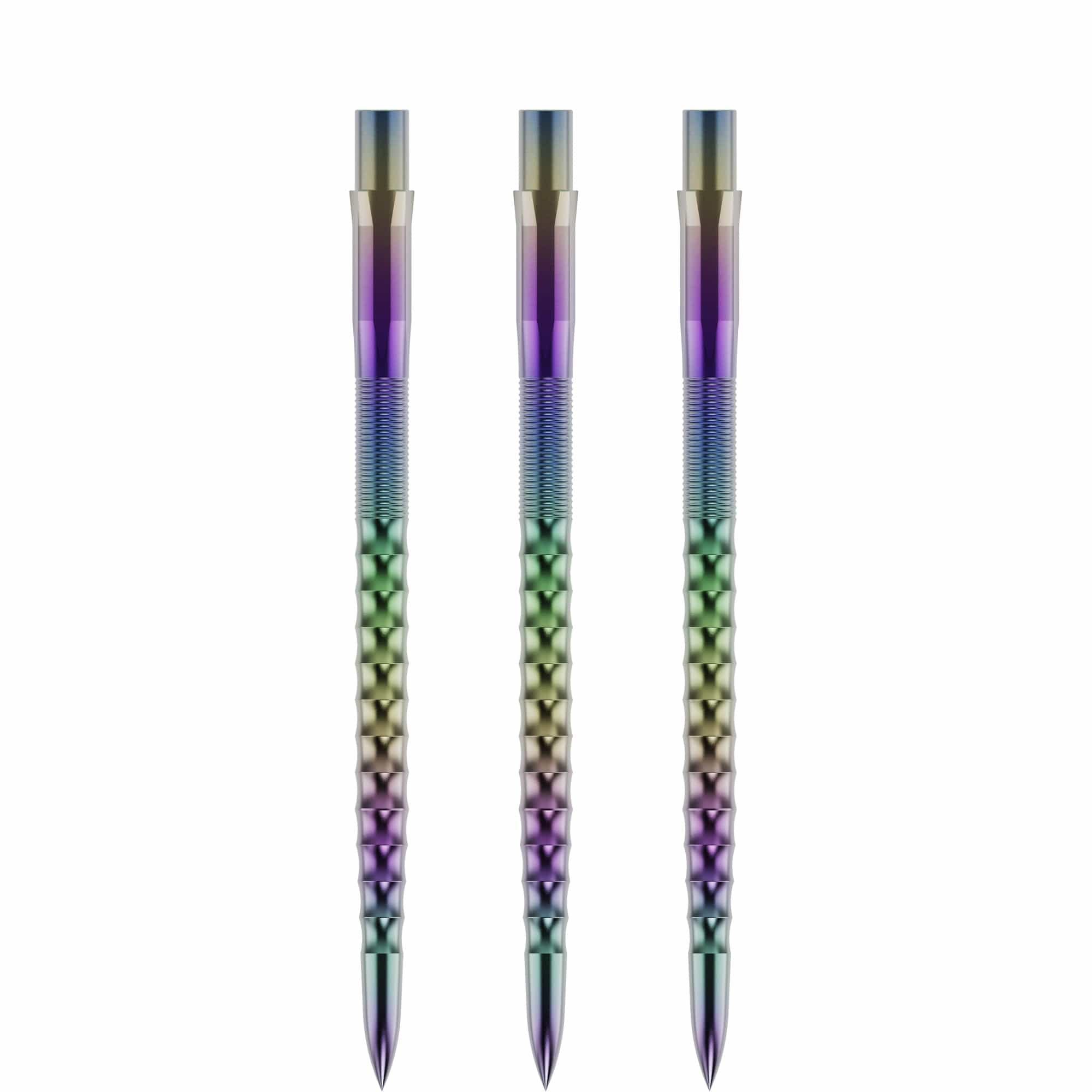 Pointes Caliburn EVO Ripple Coral 38 mm – les 3 pointes