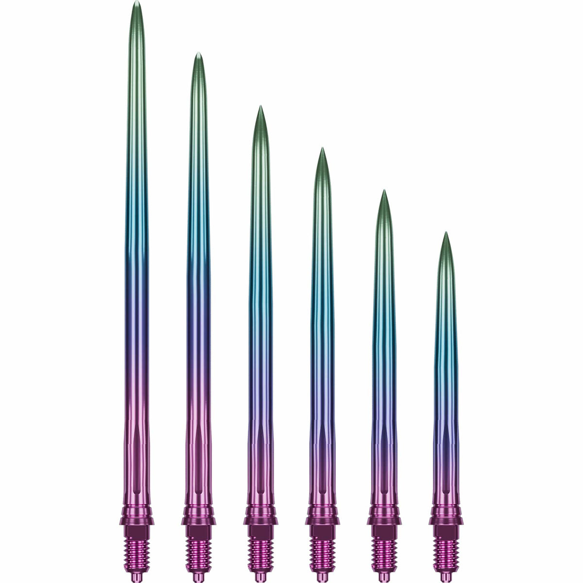 Pointes acier Caliburn EZ-EVO Smooth Arc-en-ciel 36 mm