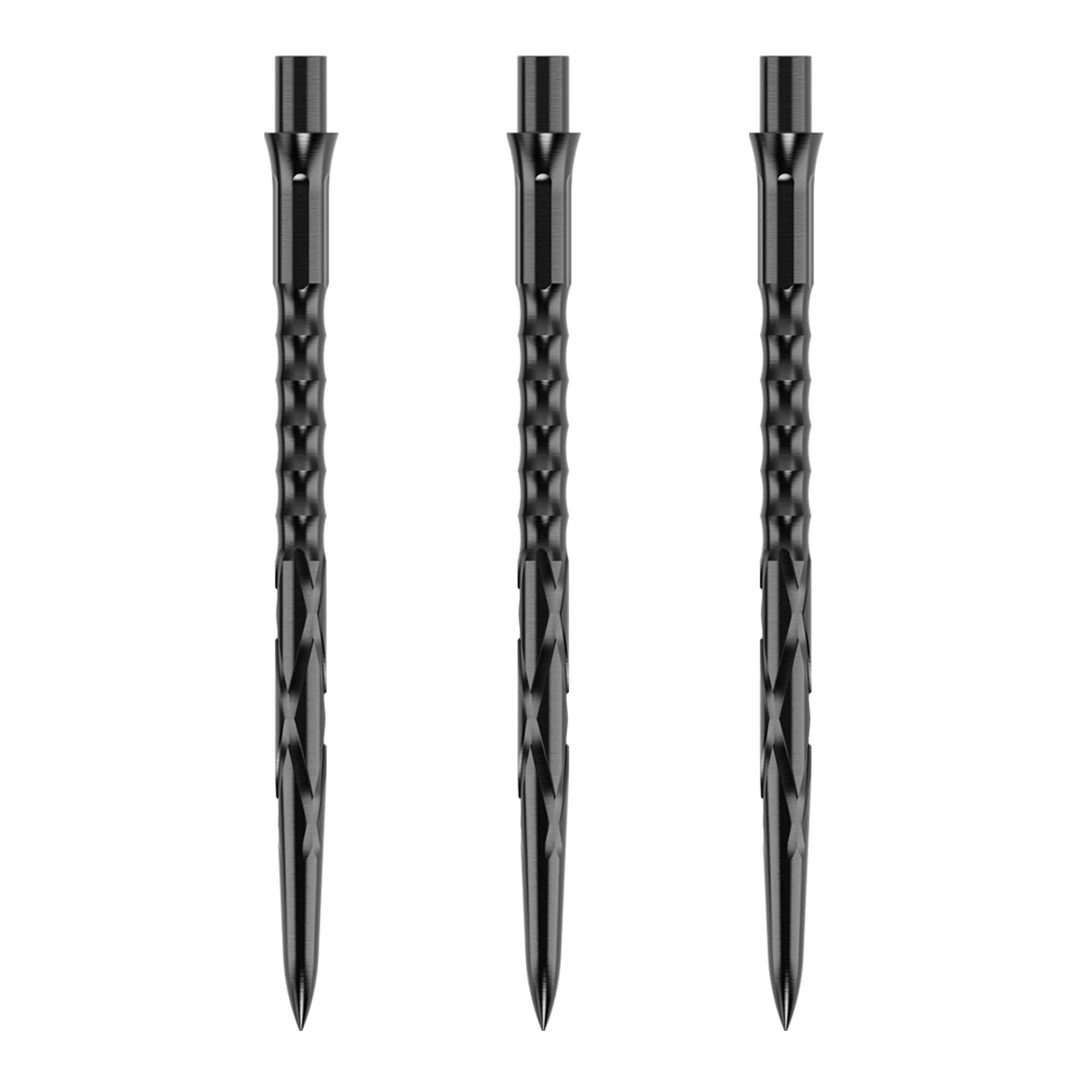 Pointes Caliburn HAN G2 noir 40 mm – les 3 pointes