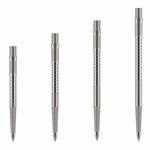 Pointes interchangeables Caliburn Micro Grip argentées, toutes longueurs
