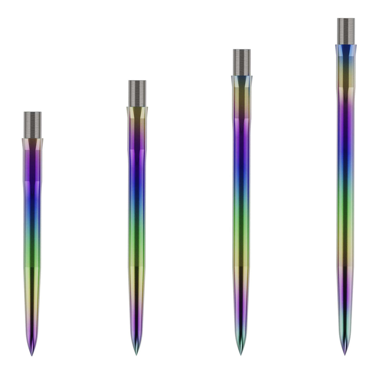 Pointes Caliburn Smooth Arc-en-ciel, toutes longueurs
