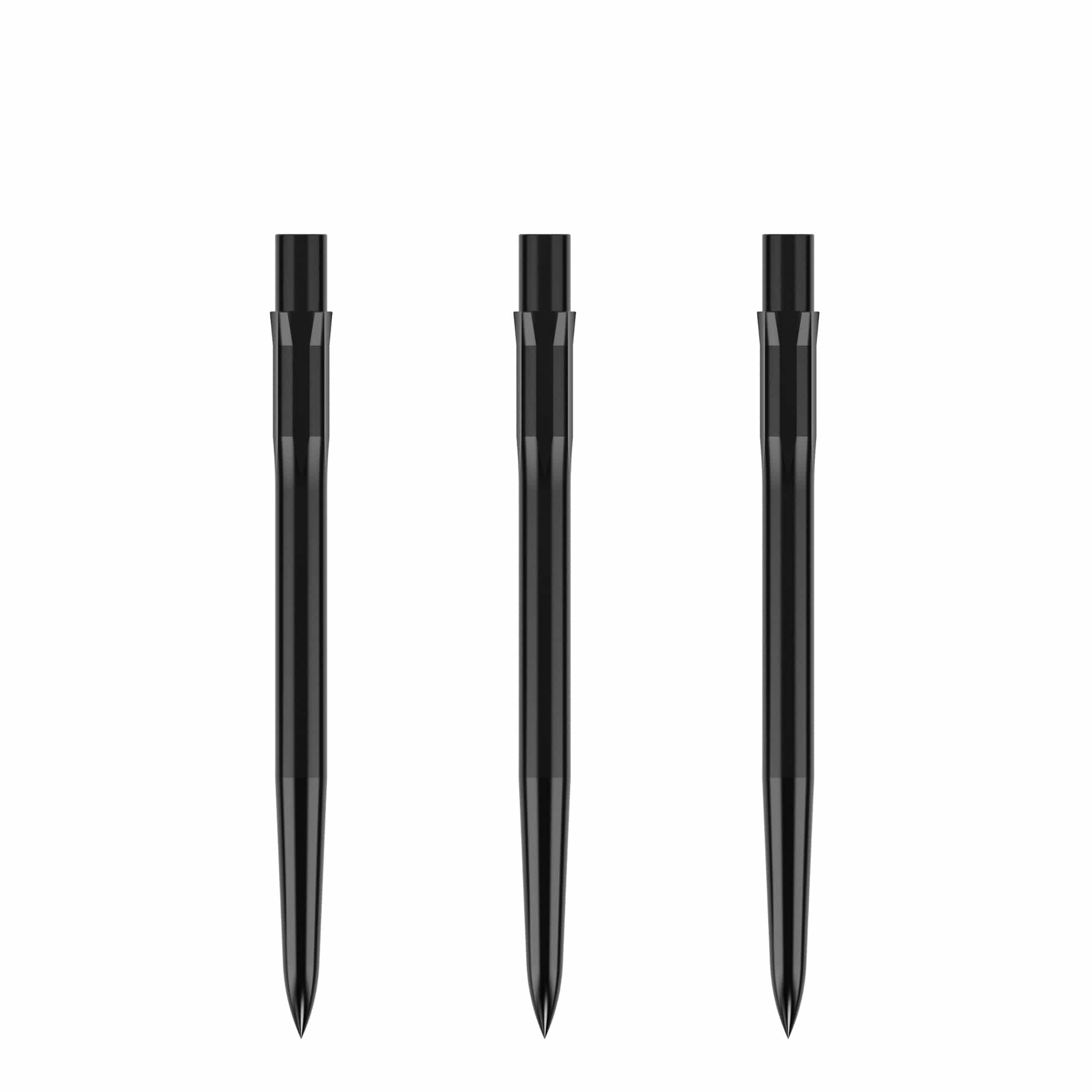 Pointes Caliburn Smooth noir 32 mm – les 3 pointes