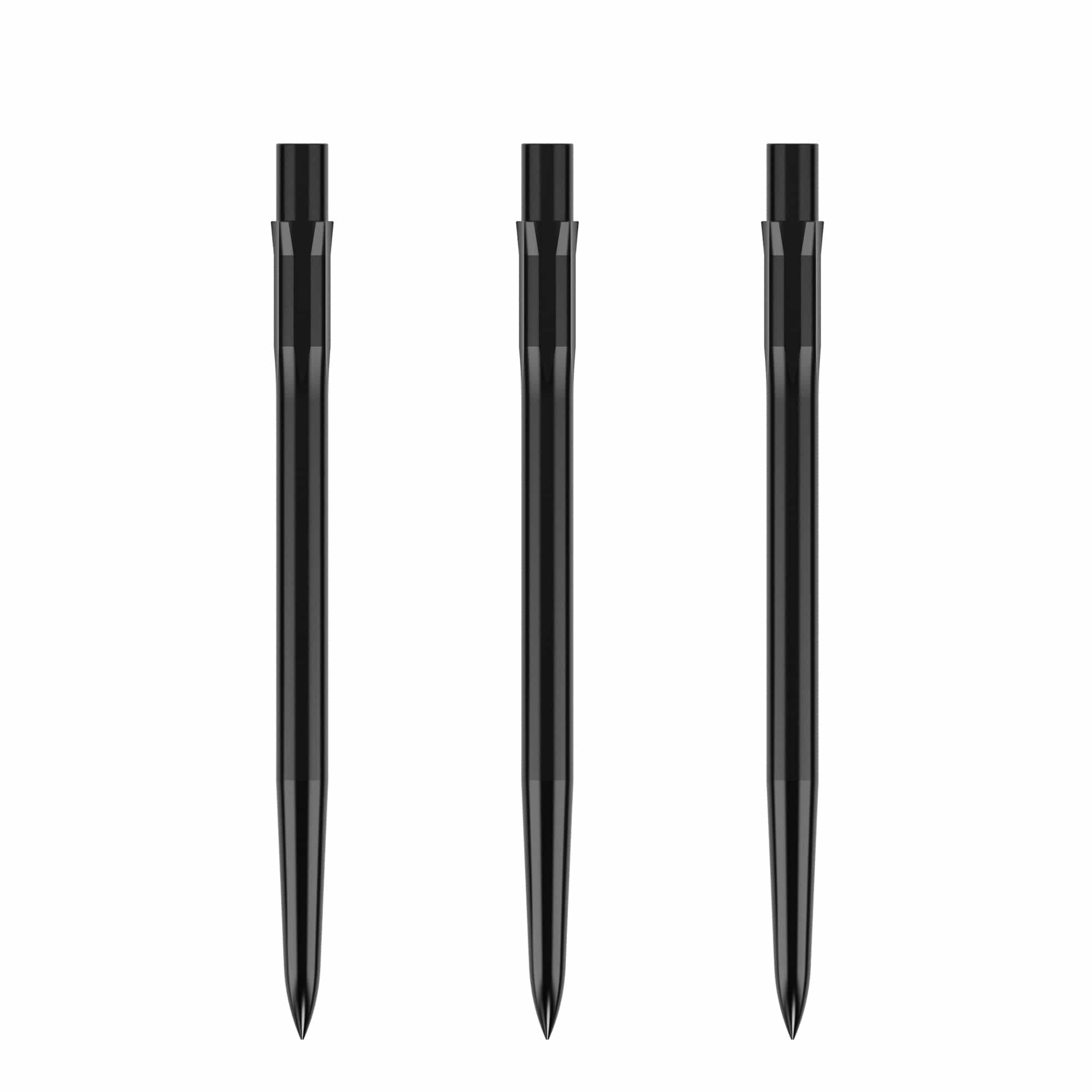 Pointes Caliburn Smooth noir 36 mm – les 3 pointes
