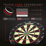 Cible Winmau Blade 6 Triple Core Carbon