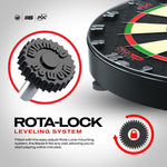 Système de fixation Rota-Lock de la Winmau Blade 6 Triple Core