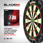 Boîte de la cible Winmau Blade 6 Triple Core Carbon