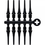 Cosmo Darts - Fit Point Plus - Lot de 50 - Noir 25mm