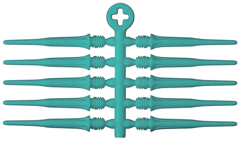 Cosmo Fit Point PLUS 2.0 Turquoise Medium 25 mm - 60 Pointes - photo principale