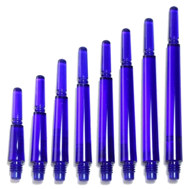 Tiges Cosmo Darts Fit Shaft Gear Normal Locked - Transparent Bleu Foncé – 28,5 mm