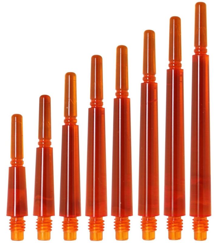 Tiges Cosmo Darts Fit Shaft Gear Normal Locked Transparent Orange – 28,5 mm