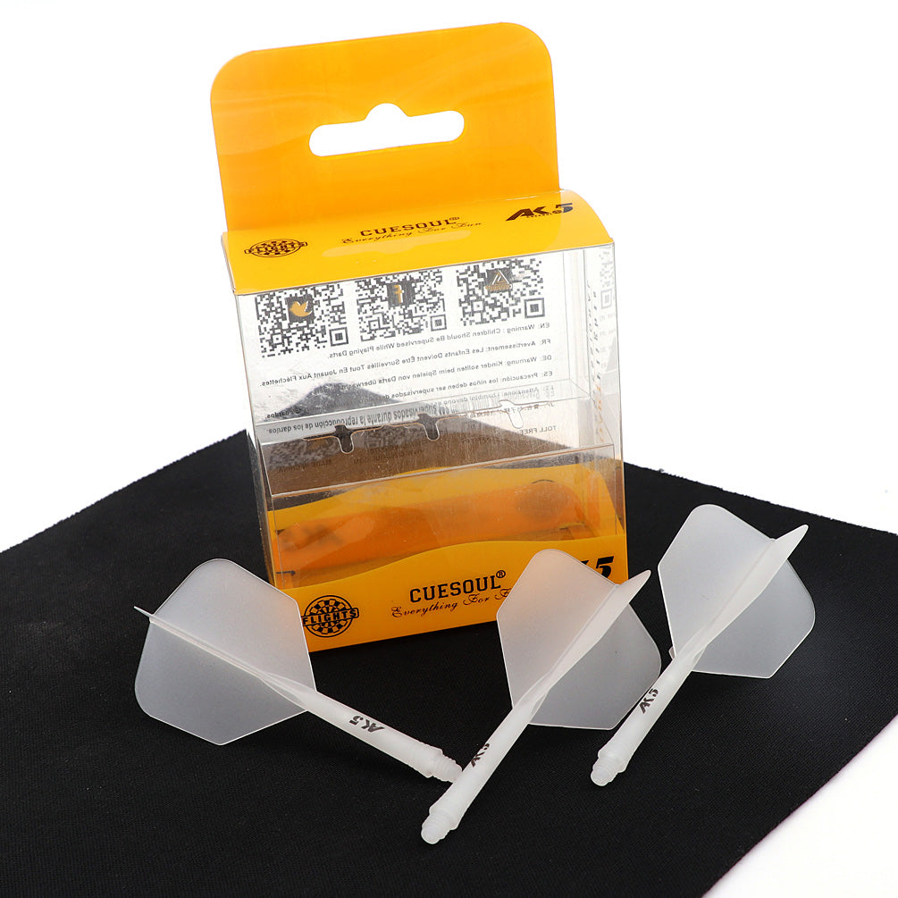 Ailettes Cuesoul AK5 Big Wing transparentes intermédiaire avec leur boîte