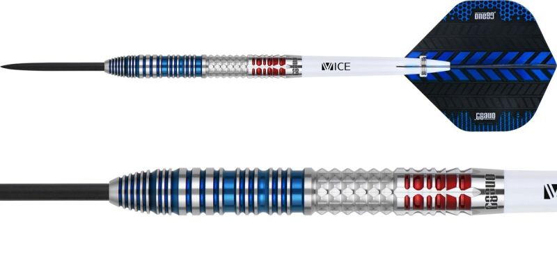 Fléchettes Kevin Chatte One 80 - 90% Tungstène Steel Tip 22 g - vue secondaire