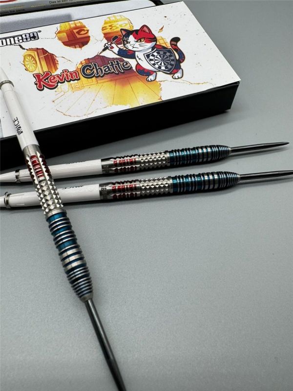 Fléchettes Kevin Chatte One 80 - 90% Tungstène Steel Tip 22 g - vue secondaire