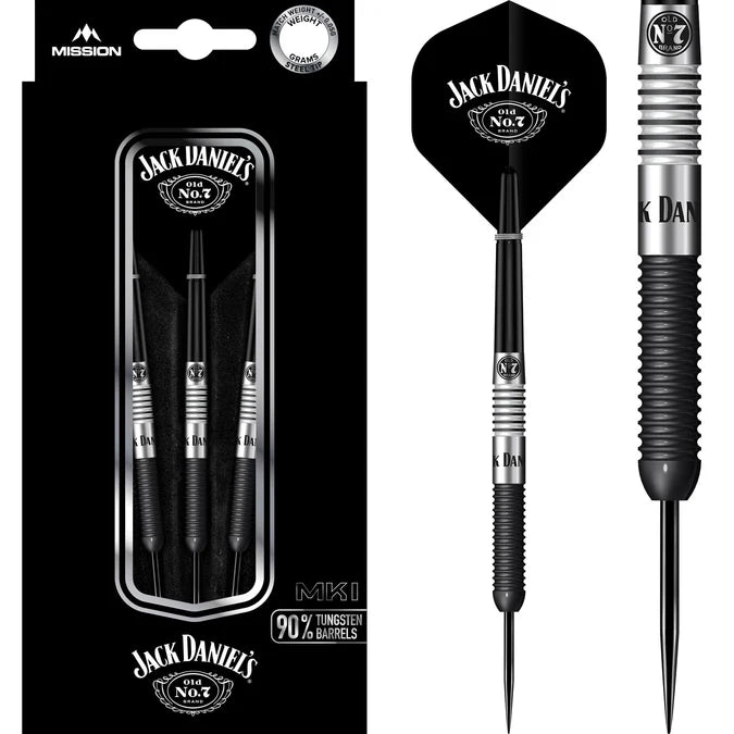 Fléchettes Jack Daniels Old No7 - Tungstène 90% - 23g - photo principale