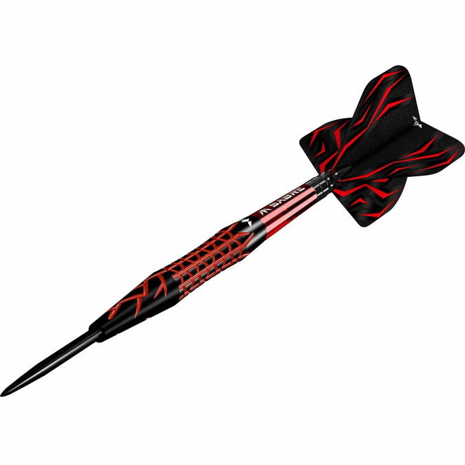 Fléchettes acier Mission Lava 95% tungstène - Rouge et Noir 24g