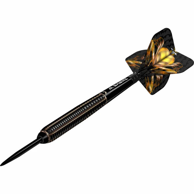 Fléchettes acier Mission Scorpion 90% tungstène - Noir et Jaune 24g