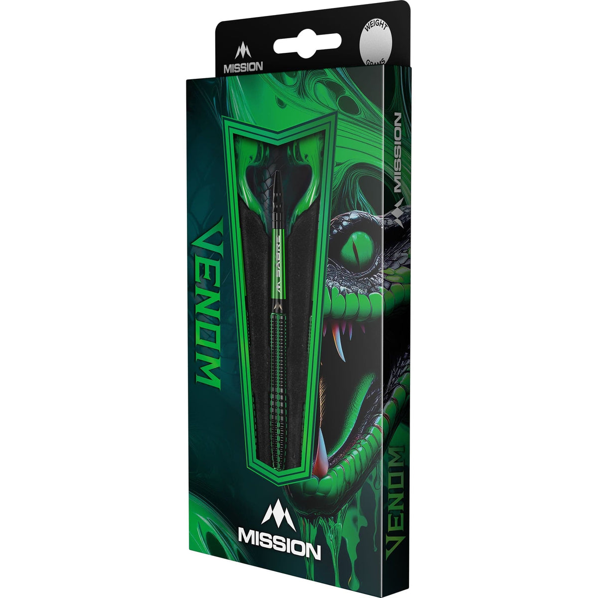 Blister des fléchettes acier Mission Venom