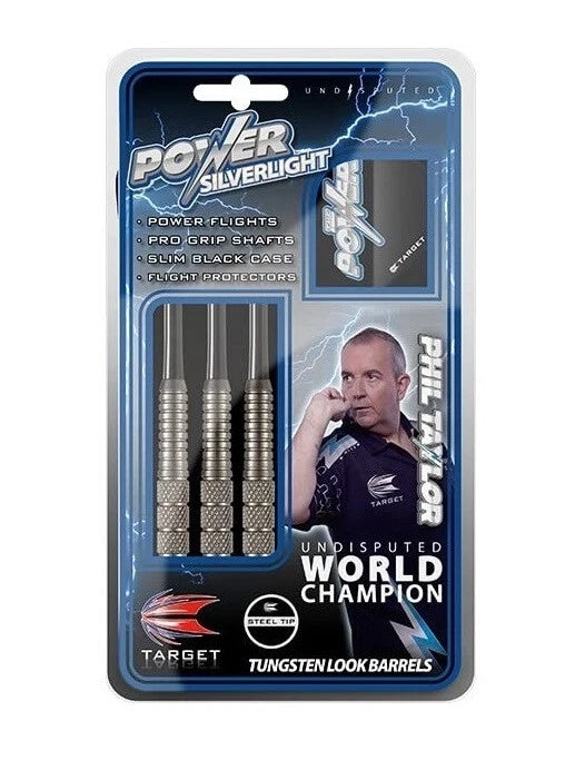 Fléchettes acier Phil Taylor Silverlight 22g