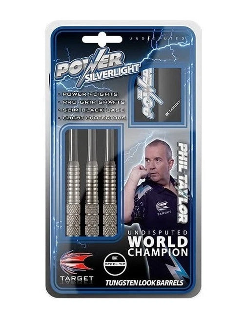 Fléchettes acier Phil Taylor Silverlight 22g