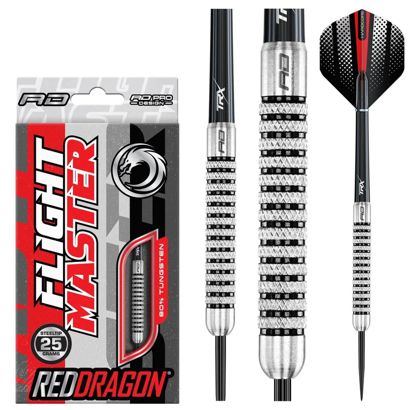 Fléchettes Acier Red Dragon Fury 2 80 % Tungstène – 25 g