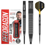 Fléchettes Acier Red Dragon Jonny Clayton Oxide Edition 90 % Tungstène – 25 g