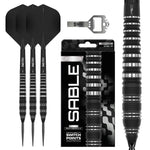 Fléchettes Acier Red Dragon Sable Torpedo - 90 % Tungstène – 24 g