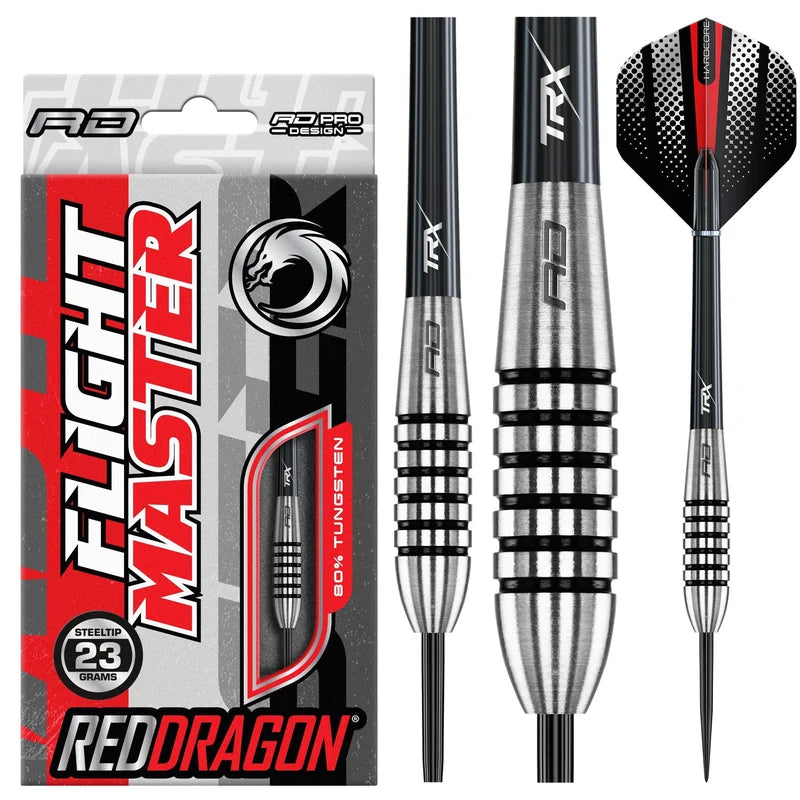 Fléchettes Acier Red Dragon Swingfire 2 80 % Tungstène – 23 g