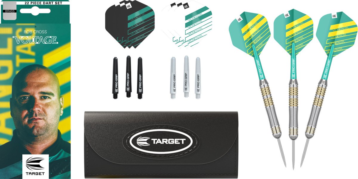 Fléchettes acier Rob Cross Brass 22g