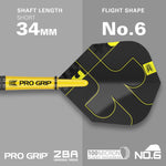 Fléchettes acier Target Swiss Point Bolide Void 02  90% - Noir et jaune 23g